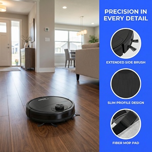 2026 New Smart Robotic Vacuum Cleaner Wet And <b>Dry</b> <b>Mopping</b> Household Portable Rechargeable Vacuum - Product Image 2