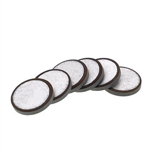 Đường kính 8mm Độ dày 3mm bạc điện cực chip PTC <span class=keywords><strong>thermistor</strong></span> 220V 1000-4500 Ohm 190 độ Celsius, PTC yếu tố làm nóng - Product Image 2