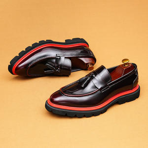 Chaussures en cuir pour hommes de style britannique, respirantes, formelles, pour le travail, chaussures décontractées confortables pour l'été, baskets tendance pour hommes - Product Image 2