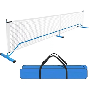 Hệ thống lưới pickleball di động, Kích thước quy định với khung kim loại và lưới Polyester, bao gồm túi đựng, bộ lưới pickleball - Product Image 1