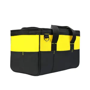 Customized portable heavy duty electrician large capacity maintenance tote bag tool bag work