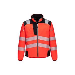 Portwest-T402RBKXL PW3 Hi-Vis softshell (3L) สีแดง/ดำ-EAN 5036108391004ชุดทำงาน - Product Image 1