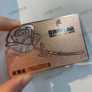 Tarjetas de Visita de Metal Pulido Chapadas en Oro a Precio Económico - Product Image 3