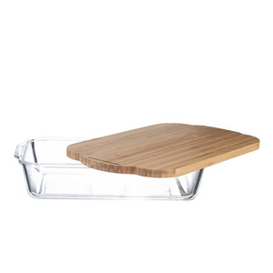 Eco amigable rectangular bandeja con servir microondas bandeja <span class=keywords><strong>y</strong></span> tapa - Product Image 1