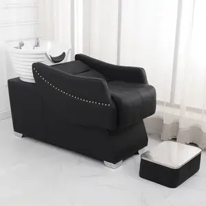 Großhandel Günstige Haar wasch stuhl Shampoo Bett in Shampoo Stuhl Becken für Salon Hochwertige Salon möbel Keramik Modern BJ