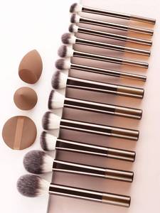 Ensemble <span class=keywords><strong>de</strong></span> 13 pinceaux <span class=keywords><strong>de</strong></span> maquillage synthétiques doux - Kit <span class=keywords><strong>de</strong></span> pinceaux pour <span class=keywords><strong>fond</strong></span> <span class=keywords><strong>de</strong></span> <span class=keywords><strong>teint</strong></span>, blush, fard à paupières, pinceaux <span class=keywords><strong>de</strong></span> mélange, collection <span class=keywords><strong>de</strong></span> pinceaux cosmétiques portables pour les voyages - Product Image 6