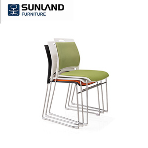 Tất cả nhựa trắng nóng bán mạ điện rắn thép Ghế nhựa thăm ghế cho phòng đáp ứng - Product Image 4