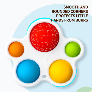 Jouet sensoriel à pression en silicone 3D, jouet à presser pour bébé, jouet de dentition sans BPA, jouet d'éveil pour tout-petit - Product Image 5