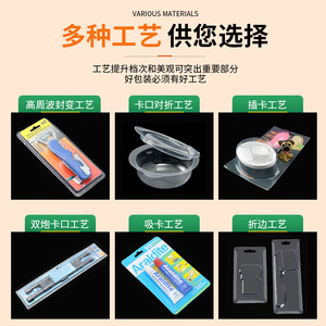 Nueva Caja de Embalaje de PVC Personalizada Transparente con Ganchos para Productos Digitales, Logotipo Imprimible - Product Image 3