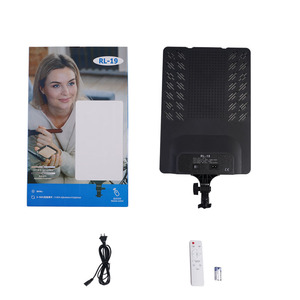 19 inch 70 Wát 2700-7500K <span class=keywords><strong>Led</strong></span> video ánh sáng phẳng-bảng điều chỉnh điền vào đèn với điều khiển từ xa nhiếp ảnh Bảng điều khiển ánh sáng cho Photo Studio - Product Image 4