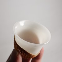 Mug à café en céramique enveloppé de bambou de qualité supérieure, réutilisable, écologique, cadeau de luxe pour les hôtels, les spas et les cadeaux promotionnels