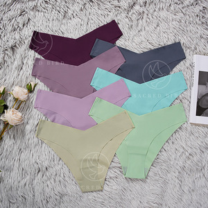 Braguitas de Bikini Sin Costuras para Mujer, de Alta Calidad, 95% Poliéster + 5% Elastano, Sólidas, Sexys, para Uso Diario, Tallas S-XL - Product Image 2