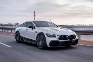 สำหรับ Mercedes AMG GT GT43 GT50 GT53 GT63 GT63S ชุดแต่งกันชนหน้า-หลังขนาดใหญ่ วัสดุเรซิ่นไฟเบอร์ พร้อมสเกิร์ตข้างและคิ้วไฟหน้า รุ่นพิเศษ - Product Image 2