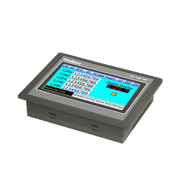 Incubator Plc Controller with 4.3inch TFT Touch Screen Supports Temperature and Humidity PID Self-tunning