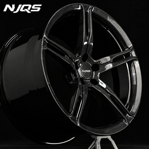 Roues sport NJQS - Style carbone, adaptées aux voitures/véhicules de performance, roues en fibre de carbone pour Lamborghini 911 <span class=keywords><strong>Ferrari</strong></span> - Product Image 2