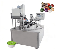 Machine de remplissage et de scellage automatique pneumatique pour boissons, gelée, yaourt, sauce, lait, eau
