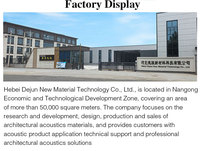 Ensemble d'absorption acoustique 3D hautement efficace, réduisant l'écho, échantillons personnalisés, options de couleurs disponibles, panneaux acoustiques muraux
