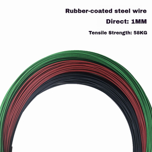 Cable de Pesca de Acero de Alta Resistencia de 50 cm y 1 mm, Línea de Pesca Marina Anti-Mordeduras de 50 kg con Eslabón Giratorio de Acero Inoxidable y Broche de Doble Bloqueo - Product Image 2