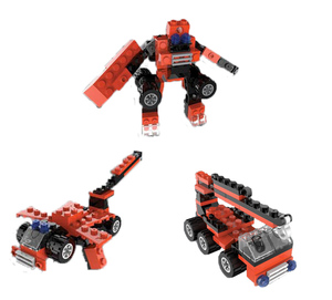 Mini briques jouets <span class=keywords><strong>3</strong></span> en 1 Ingénieur & Robot Mini blocs de construction en plastique - Product Image 3
