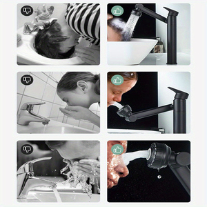 Cucina <span class=keywords><strong>1080</strong></span> <span class=keywords><strong>gradi</strong></span> <span class=keywords><strong>rotante</strong></span> Lucky Cat lavello <span class=keywords><strong>rubinetto</strong></span> bagno doppia funzione <span class=keywords><strong>rubinetto</strong></span> lavabo caldo e freddo - Product Image 5