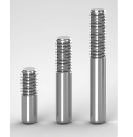 304 Stainless Steel M3-M20 Tapered Spring Pins DIN 258 SS Single End Threaded Rod Stud Bolt Partially Threaded Studs