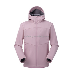 Couple's Winter Softshell <strong>Canvas</strong> <strong>Jacket</strong> <strong>Men</strong> Women Stand Zipper Front Warm Reversible Hooded Single-Layer Hiking Mountaineering - Product Image 4