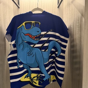 Accappatoio Asciugamano Estivo da Spiaggia Assorbente Stile Mantella per Bambine, Ideale per Nuoto e Bagno - Product Image 2