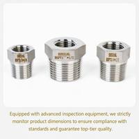 Bushing Hexagon Tekanan Tinggi Baja Tahan Karat dengan Ulir PT Berbagai Ukuran untuk Mesin dan Peralatan OEM /MeiMing CHB
