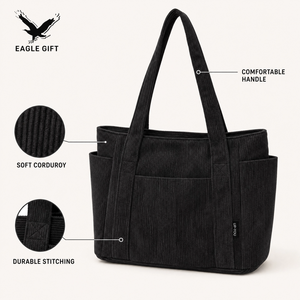 2026 <b>Extra</b> <b>Large</b> Letter Pattern Recycled Coffee Ground Tote Bag Customizable Closure Hand Length Handle Mother-and-Daughter - Product Image 6