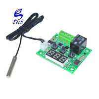 Buen Precio, Termostato de Control de Temperatura de 12V CC, Interruptor de Control de Temperatura, Termómetro, Controlador de Temperatura W1209