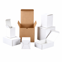 Boîte de présentation en carton ondulé à fond à clipser, personnalisée, sans colle, écologique, biodégradable, réutilisable, avec logo OEM/ODM, vente en gros