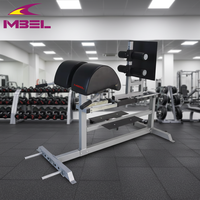 IMBELL IBL-GHR Machine de musculation commerciale multifonctionnelle en métal, à charge moyenne, avec assise, pour soulevé de cuisse, extension de cuisse et presse à cuisses, robuste