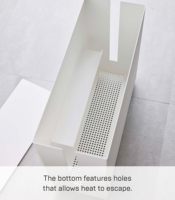 Organisateur de câbles roulant pour la maison, protection contre les surtensions, rangement pour bureau ou chambre, en acier, taille unique, blanc