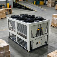 Refroidisseur à vis industriel refroidi par air de 50 tonnes 135 kW TC-180SC avec compresseur à vis semi-fermé R407C Alimentation 380V