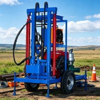 Plataforma de Perforación Rotatoria Portátil de 220V/380V Accionada por Compresor de Aire con Componentes de Motor