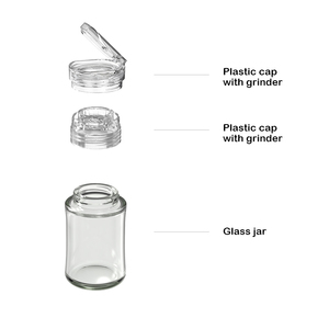 Nhựa Khô Gia Vị Nhà Máy Mini Xách Tay 70Ml Muối Và Hạt Tiêu Máy Xay Có Thể Điều Chỉnh Của Nhãn Hiệu Hạt Tiêu Máy Xay - Product Image 4
