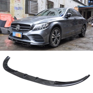 Car Tuning Parts Carbon Fiber Front Lip Bumper Chin Spoiler <b>Splitter</b> for Mercedes Benz W205 C43 2019+ - Product Image 1