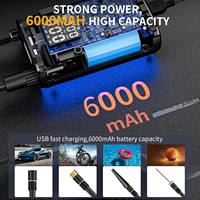 Mini Tire Inflator Digital LED Portable 7.4V Car Air Pump Air Compressor