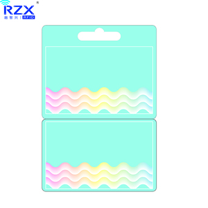 CMYK-tarjeta de corte y rotura de tamaño personalizado, combo de varias partes de plástico con código de barras/código QR/Número/rascador, tarjeta de regalo de <span class=keywords><strong>descuento</strong></span> - Product Image 5
