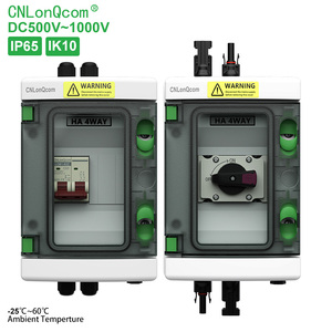 Cnnl.com ip65 dc500/1000v सर्किट ब्रेकर जंक्शन बॉक्स 1 इन 1out 16/20/32/40/50/63/80/100/125a सौर पैनल के लिए सौर पैनल के लिए - Product Image 1