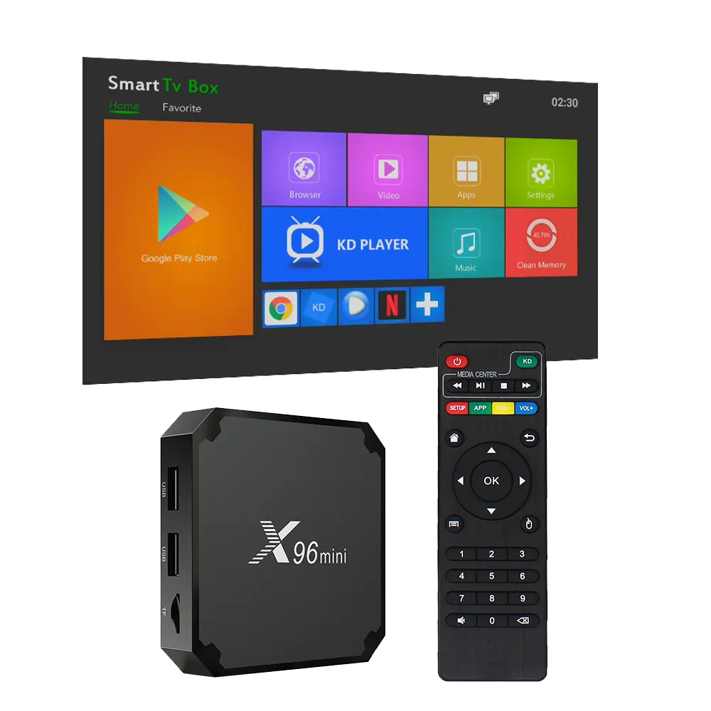 chipset aktualisiert fabrikpreis s905 w2 android 11 x96mini android set top tv box 1/2/8/16 gb 2,4 gbhz/5.8 dual wifi 4 k android box tv