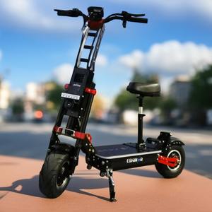 Trottinette électrique adulte de haute qualité à double moteur puissant, batterie au lithium 72V 40AH 60AH 80AH 100AH, autonomie 300KM, pneus larges 13 pouces 14 pouces - Product Image 6