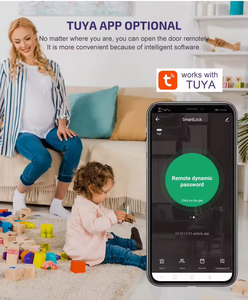 <span class=keywords><strong>แอ</strong></span>ป Tuya สมาร์ทล็อค วิดีโอคอลแบบเรียลไทม์ ระบบจดจำใบหน้า 3 มิติ ล็อคดิจิทัลแบบสแกนลายนิ้วมือ - Product Image 5