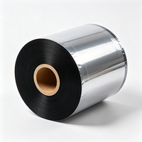 Ruban de transfert thermique en résine de cire Haoxuan 110 mm x 600 m, ruban de longueur industrielle pour l'étiquetage continu, l'emballage et le marquage des produits