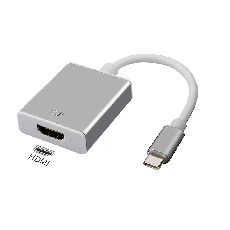 Type-C ไปยังฮับ HD-MI หรือ USB-C ไปยังตัวแยกสัญญาณ VGA ฮับสำหรับ MacBook Dell แท็บเล็ตคอมพิวเตอร์พกพา