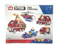 Bloques de construcción eléctricos técnicos Rc Car Kids Toys Blister Card 50 Plastic Slide ABS Unisex Best Sales 2024 5 en 1 Orange 24PCs