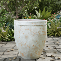 Jardinière en ciment de style américain pour extérieur, jardin, centre commercial, décorative, qualité supérieure, résistante aux intempéries, pot à fleurs