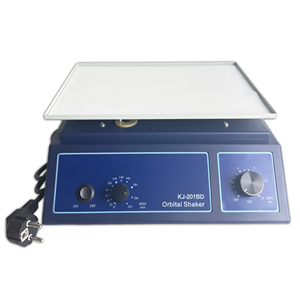 เครื่องเขย่าแบบวงโคจรในห้องปฏิบัติการ รุ่น KJ-201BD ปรับความเร็วได้ 0-210 รอบต่อนาที พร้อมตัวตั้งเวลาสำหรับการผสม - Product Image 3