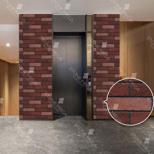 Revêtement mural intérieur en argile modifiée mcm, doux, flexible, briques fendues, panneaux <span class=keywords><strong>de</strong></span> pierre artificielle flexibles, carreaux <span class=keywords><strong>de</strong></span> faux briques modernes - Product Image 2