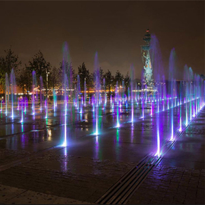 Grande al aire libre luz Led RGB de 3M tierra seca música de <span class=keywords><strong>baile</strong></span> <span class=keywords><strong>en</strong></span> el piso de la fuente - Product Image 5
